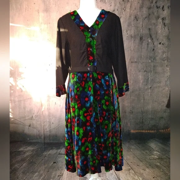 Vintage | Dresses | Vintage 7s Velvet Dress | Poshmark Vintage | Dresses | Vintage 7s Velvet Dress | Poshmark